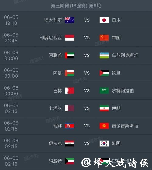 2026年世界杯赛程及具体比赛时间安排详解